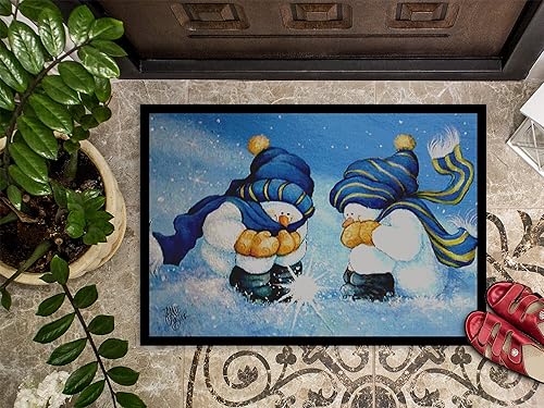 Miniatura 180 de Caroline's Treasures PJC1117JMAT - Felpudo para puerta delantera de 24 x 36 pulgadas, tapete antideslizante lavable de pelo bajo, 24 x 36 pulgadas