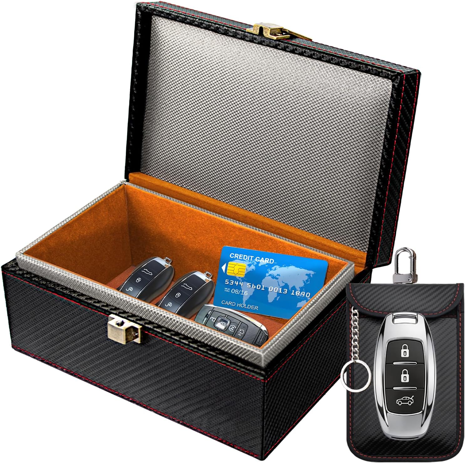 Faraday Box for Car Keys, RFID Signal Blocking Key Fob Protector