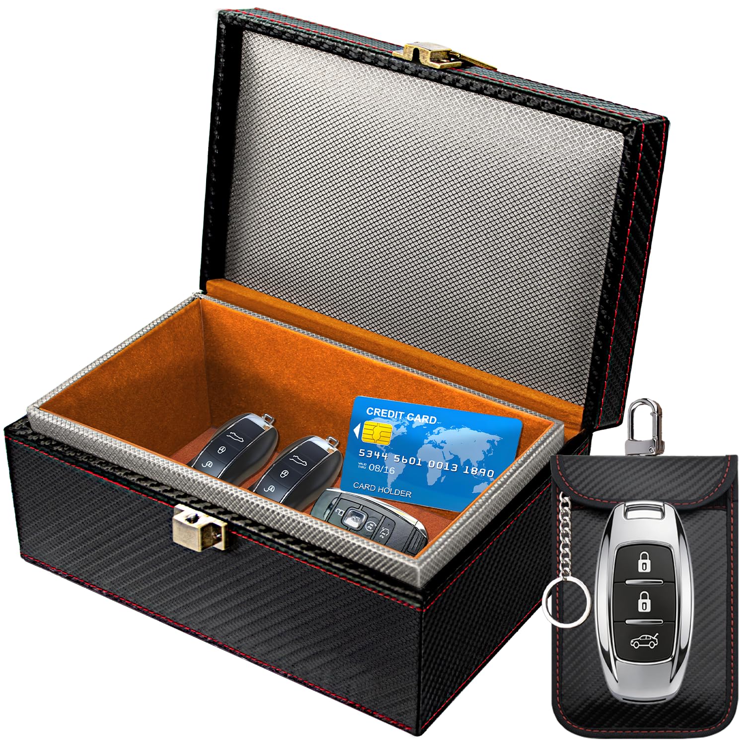 Amazon.com: OMKHE Faraday Box for Car Keys, RFID Signal Blocking Amazon.com: OMKHE Faraday Box for Car Keys, RFID Signal Blocking