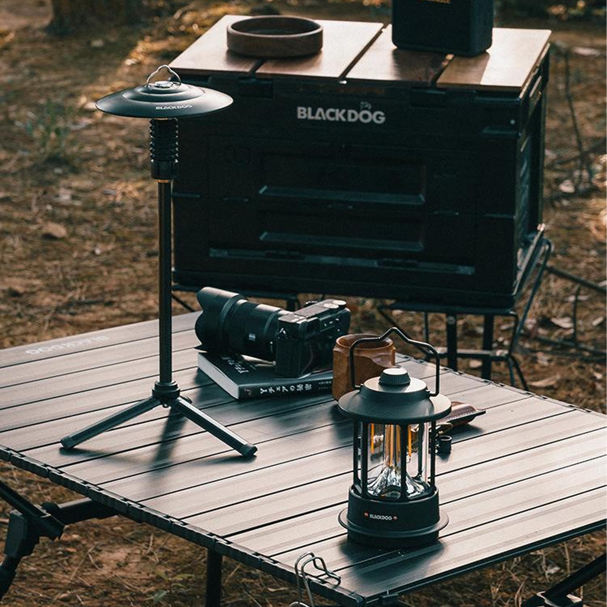 Blackdog, mini lanterna da campeggio a LED, 3 modalità di illuminazione, torcia ricaricabile ultraleggera, luce notturna portatile con oscuramento continuo, luce di emergenza resistente all'acqua per