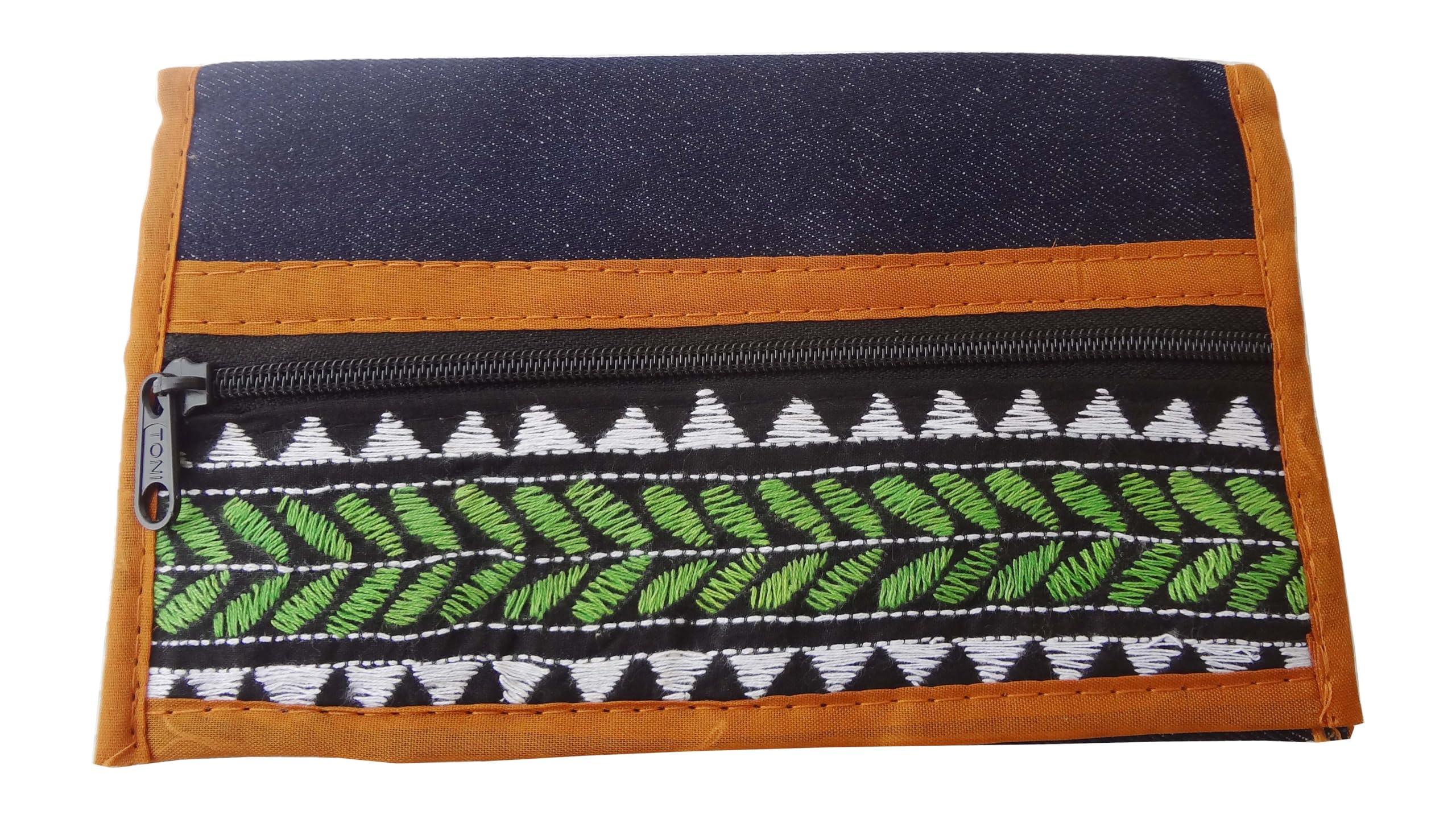 Stecrafty Denim Clutch With Embroidery Design For Women/Ladies Pack of 1-image-33