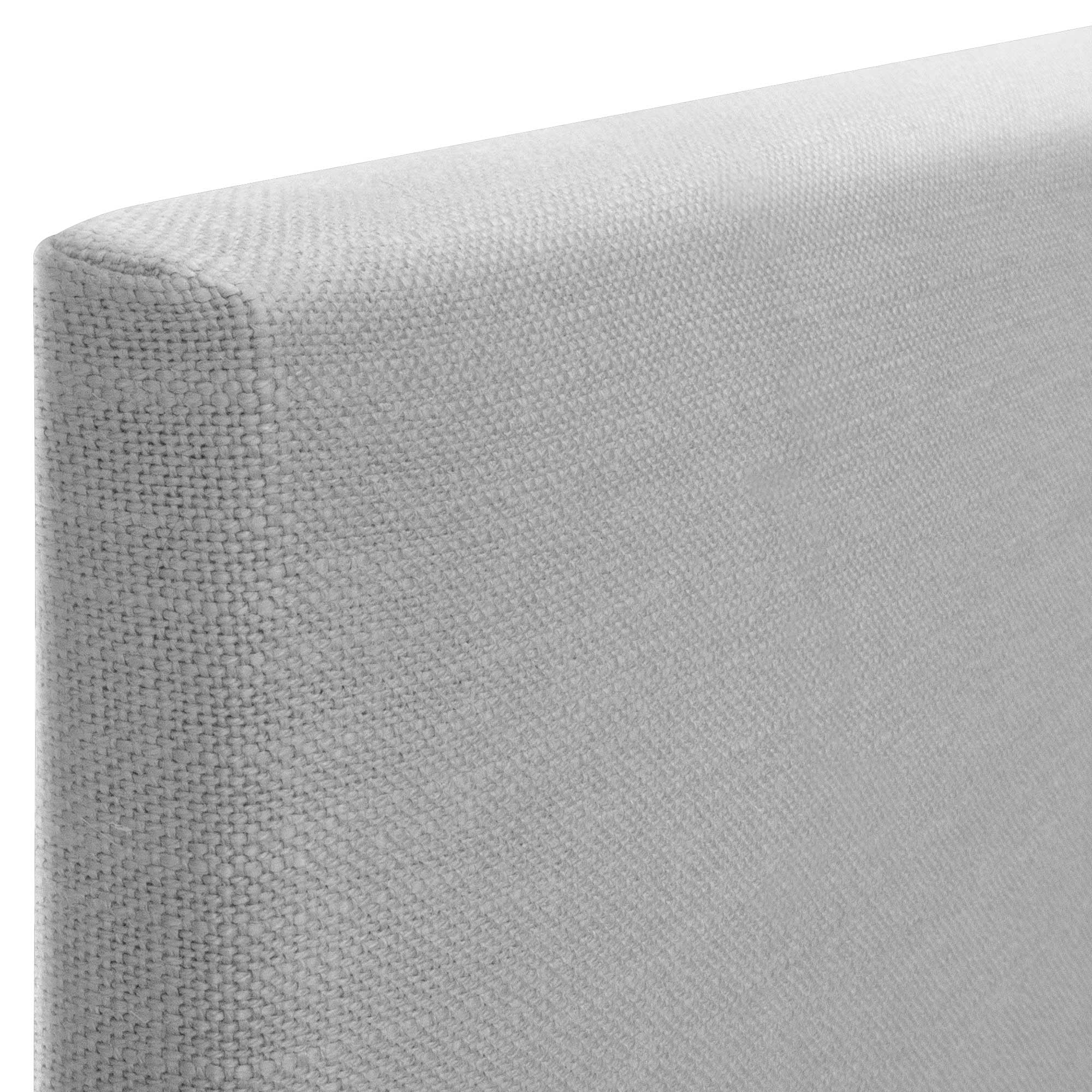DHOME Testiera in lino naturale liscio Testiera letto imbottita Testiera della camera da letto moderna TOP TRENDING (Grigio Chiaro, 160cm (Letto 150/160))