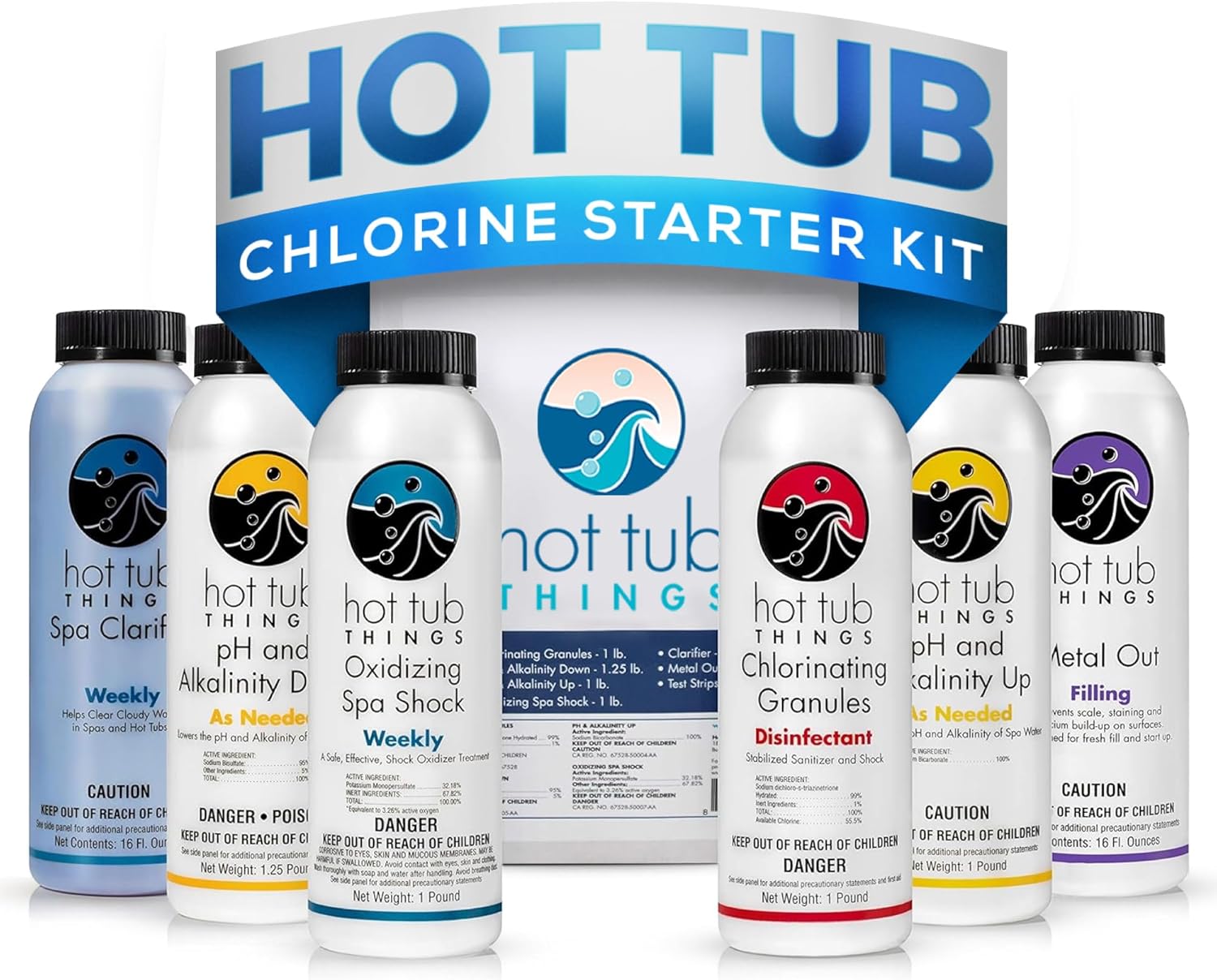 Hot Tub Things Chlorine Starter Kit Spa Maintenance