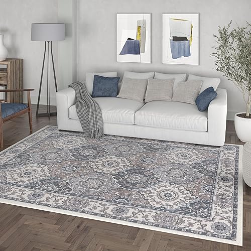 Miniatura 6 de Gray Modern - Alfombra grande de 9 x 12 pies, 9 x 12, alfombra de interior para sala de estar, comedor, alfombra de dormitorio, alfombra de cocina,