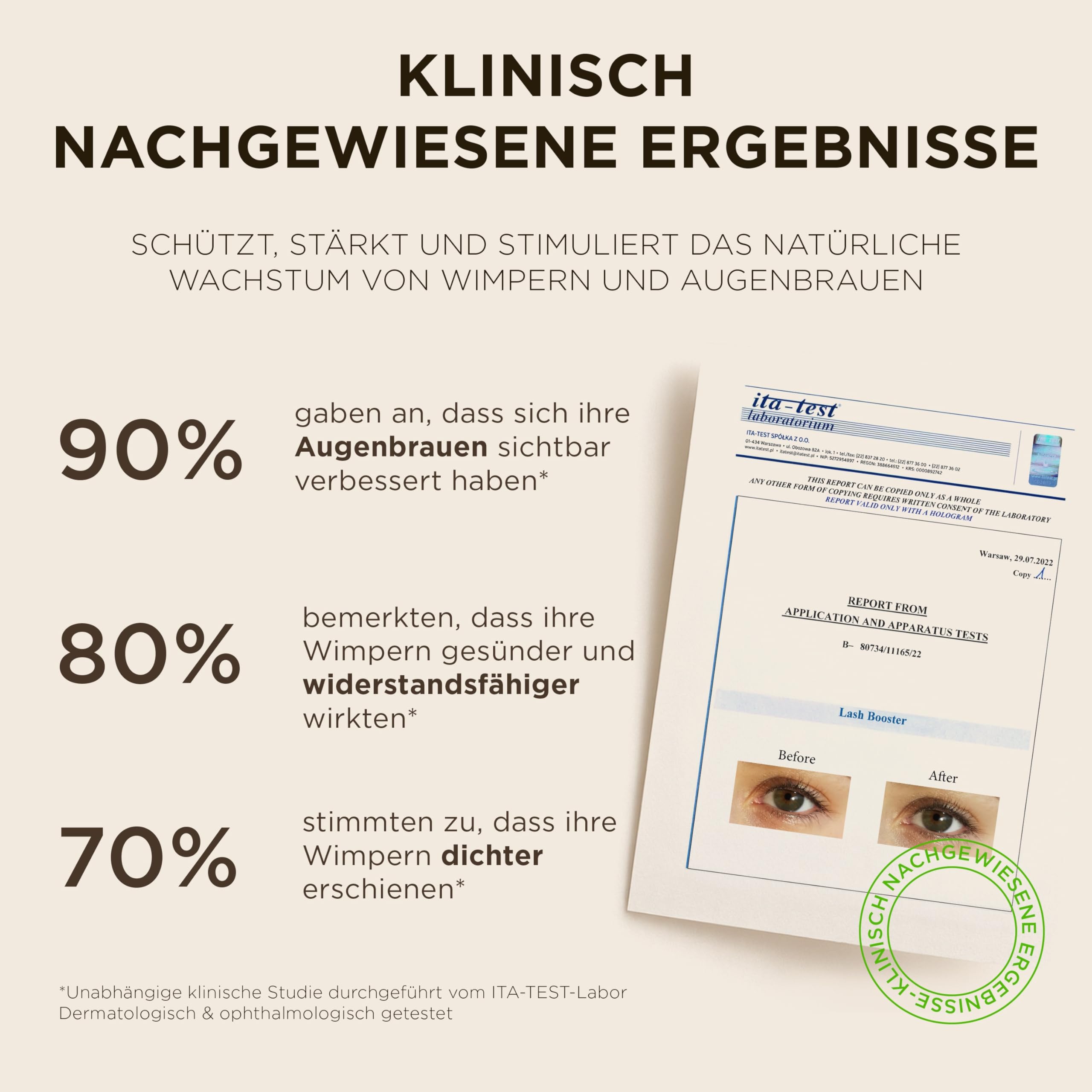 HUYGENS Wimpernserum & Augenbrauenserum and HUYGENS Lash Booster Mascara