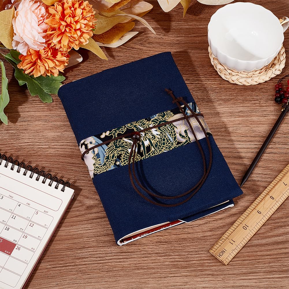 CRASPIRE Buchhülle A5 Aus Waschbarem Stoff – Mit Lesezeichen, Für Taschenbücher & Hardcover