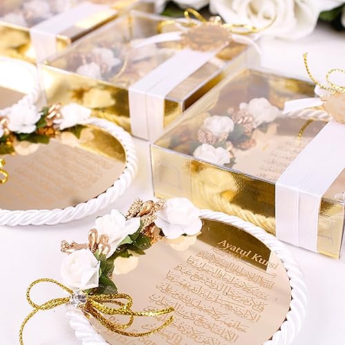 Miniatura 6 de IEF 5 Piezas Imanes Personalizados Ayatul Kursi para Invitados al Por Mayor, Imán de Refrigerador Personalizado, Recuerdos de Boda, Recuerdos