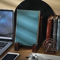 Vista 6 de Soaoo 2 soportes de madera para exhibir fotos, soporte de marco, caballete de mesa de 8 pulgadas, soporte de placa decorativa, decoración del hogar