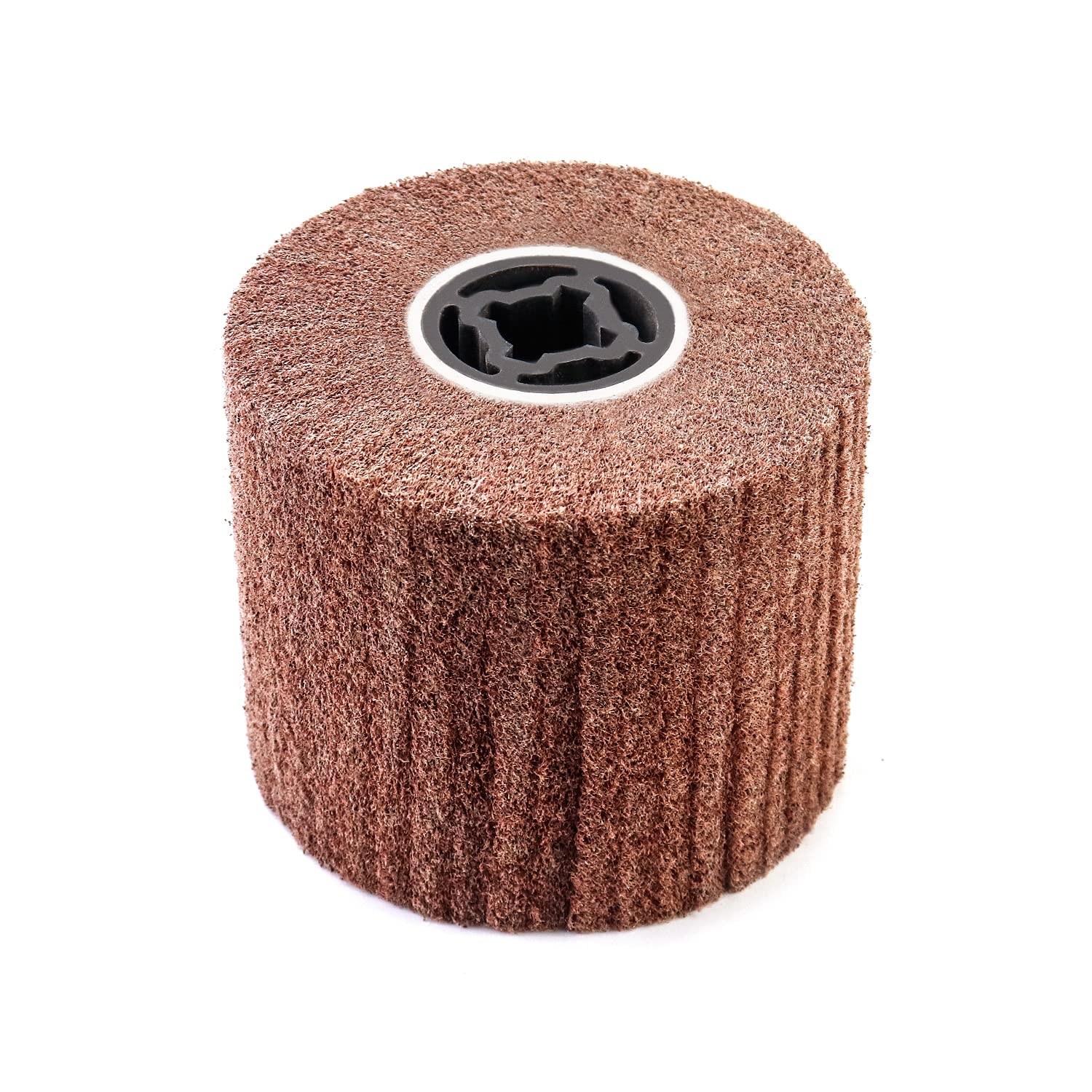QWORK 320 Grit Flap Wheels - Stainless Steel Polishing -2