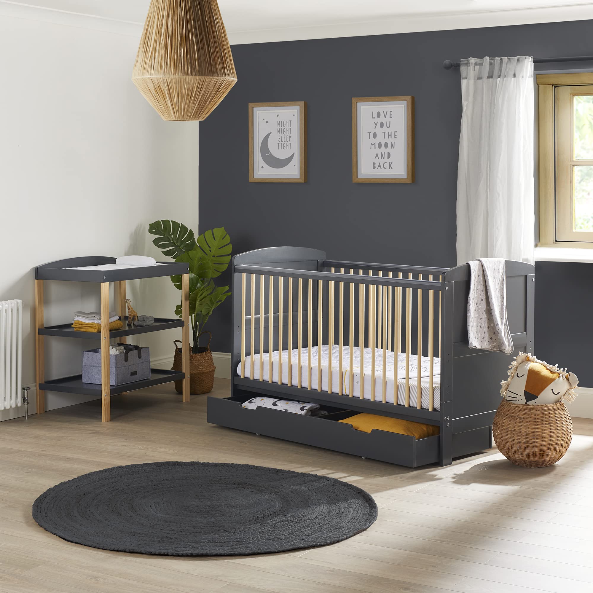 Buy Ickle Bubba Coleby Classic Cot Bed, Under Drawer, Open Changer and