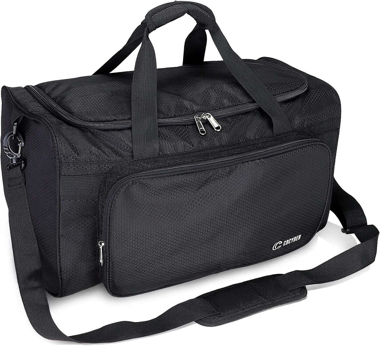 CBCYBER Sports Gym Bags Water Resistant Duffle Bag with Shoes Compartment Small Fitness Workout Sports, Lightweight Travel for Women and Men