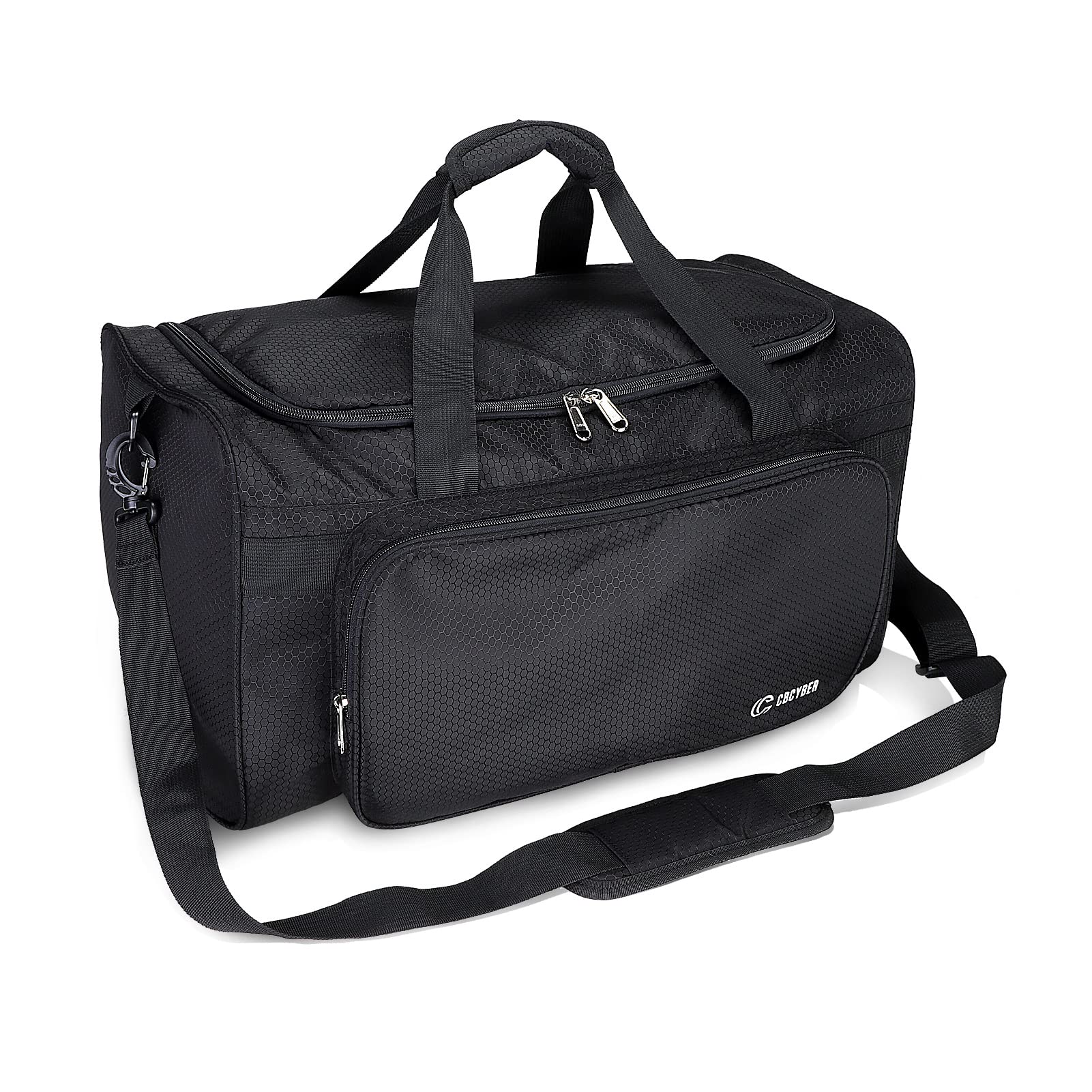 CBCYBER Sports Gym Bags Water Resistant Duffle Bag with Shoes Compartment Small Fitness Workout Sports, Lightweight Travel for Women and Men