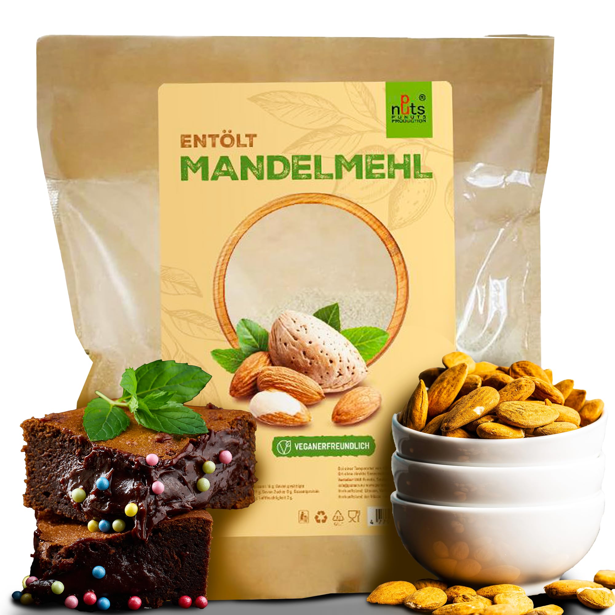 Mandelmehl entölt 1 kg