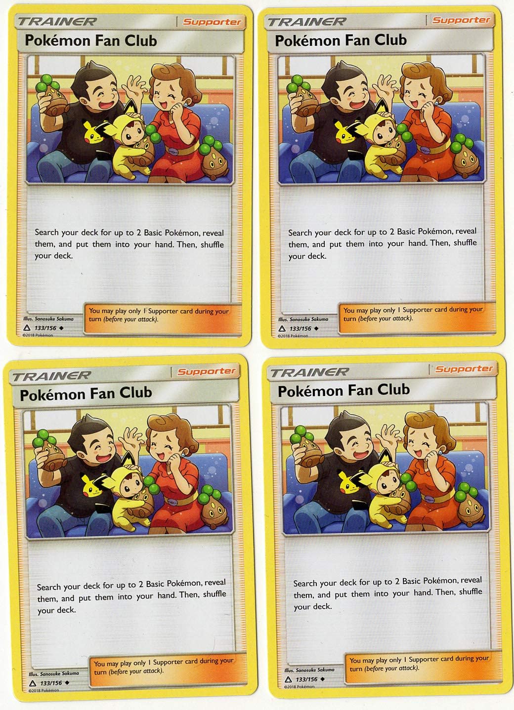 pokemon fan club pokemon card Pokemon Fan Club 107/124 Reverse Holo main image 1