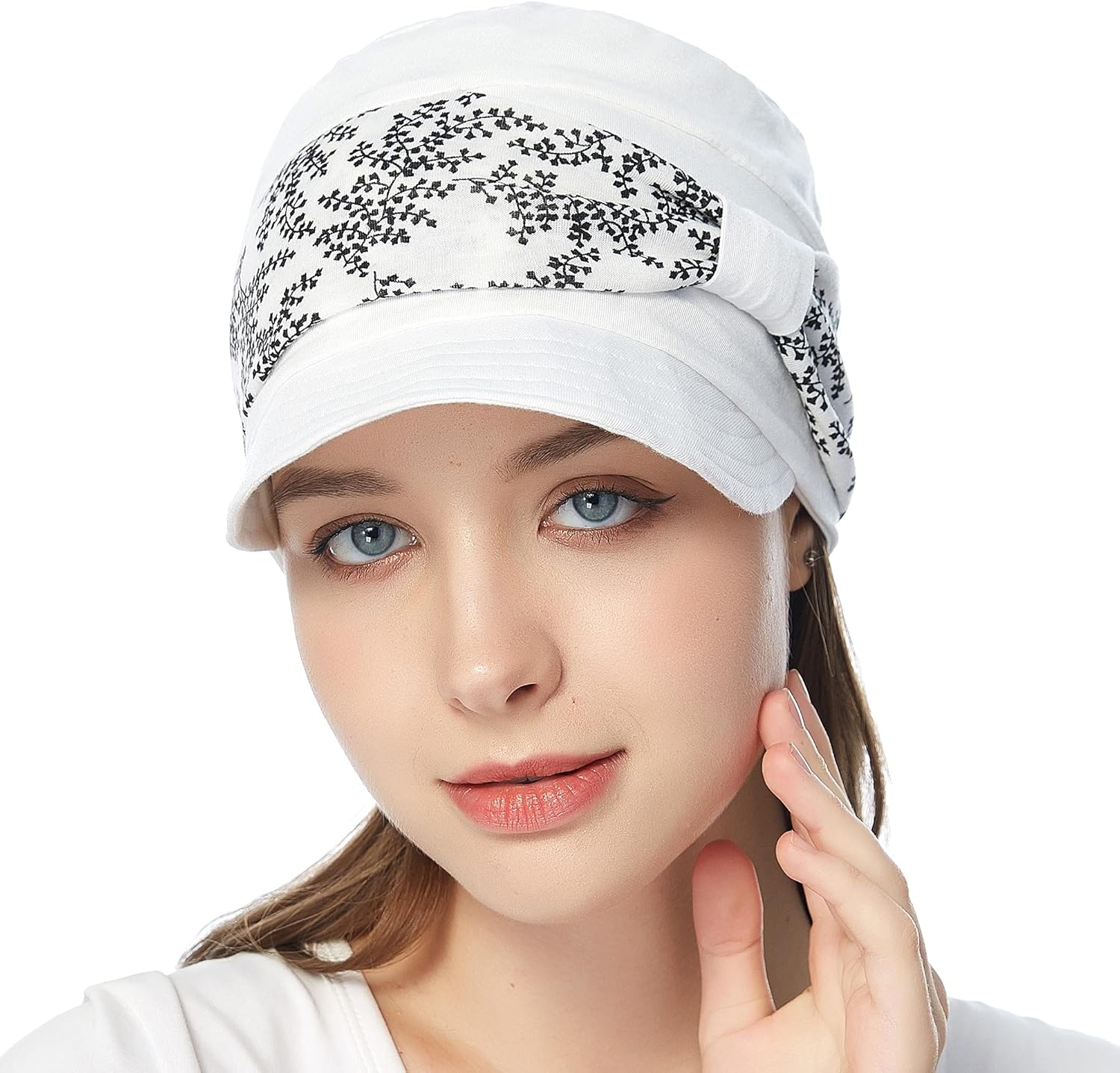 Fashion Bamboo Hat for Women Lady Daily Use, Hats for Cancer Chemo Patients, Everyday Use