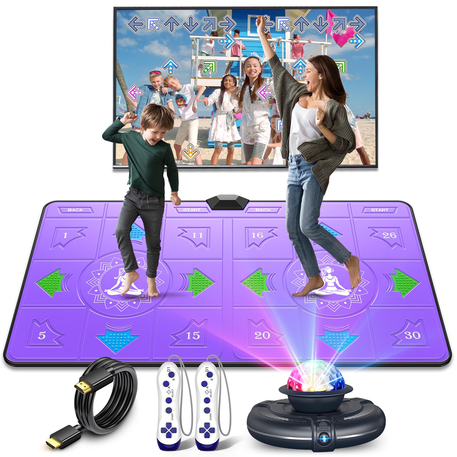 FWFX Wireless Dance Mat for Kids and Adults