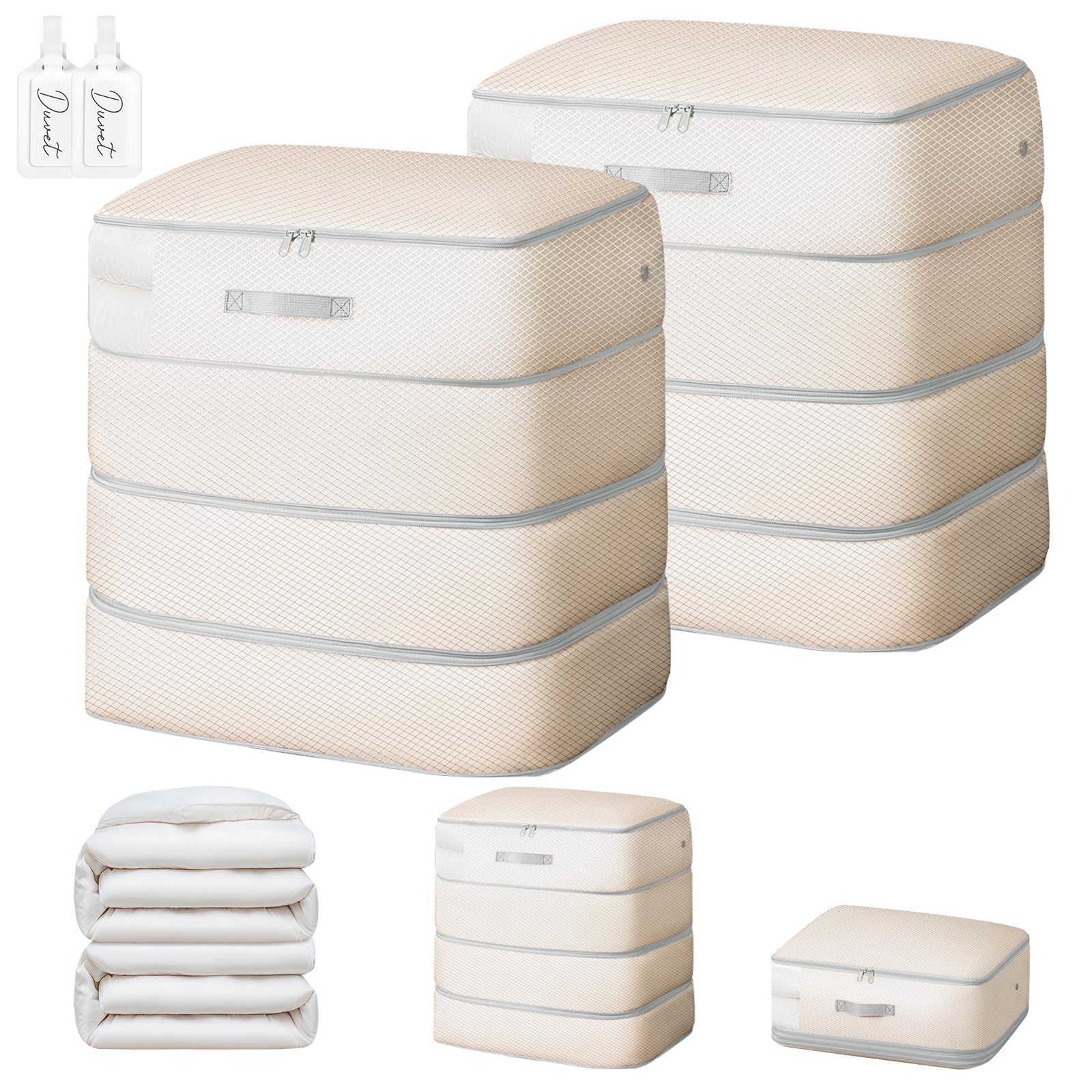 Easortm 130L Comforter Storage Bag
