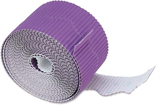 Pacon 37334 Bordette Decorative Border, 2 1/4-Inch x 50-Ft Roll, Violet
