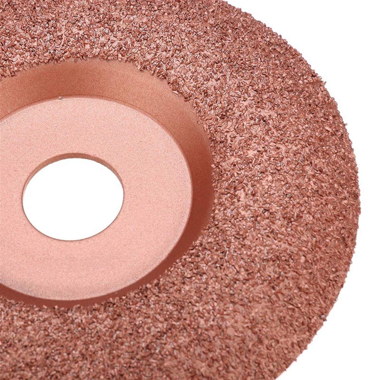 Lijas Para Lijadora 125 mm Diámetro 22 mm Diámetro de talla de madera Disc amoladora angular del disco de carburo de tungsteno Shaping plato de madera Shaping disco (30 Grit)
