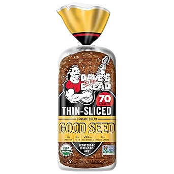 Dave's Killer Bread Good Seed Thin-Sliced, Organic Bread, 13g Whole Grains per Slice, 20.5 oz Loaf