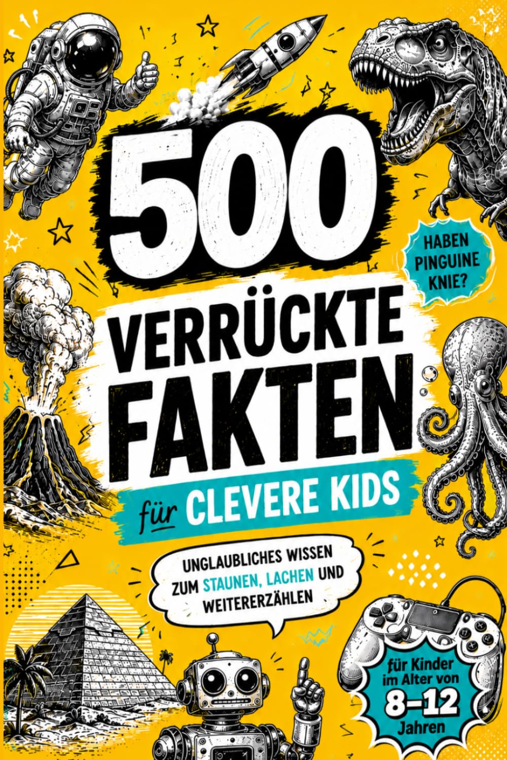 500 verrückte Fakten für clevere Kids: Unglaubliches Wissen zum Staunen, Lachen und Weitererzählen.