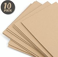 Vista 4 de Golden State Art, paquete de 10 hojas de cartón corrugado de 9 x 12, insertos de cartón, capas de cartón plano para embalaje, envío o manualidades