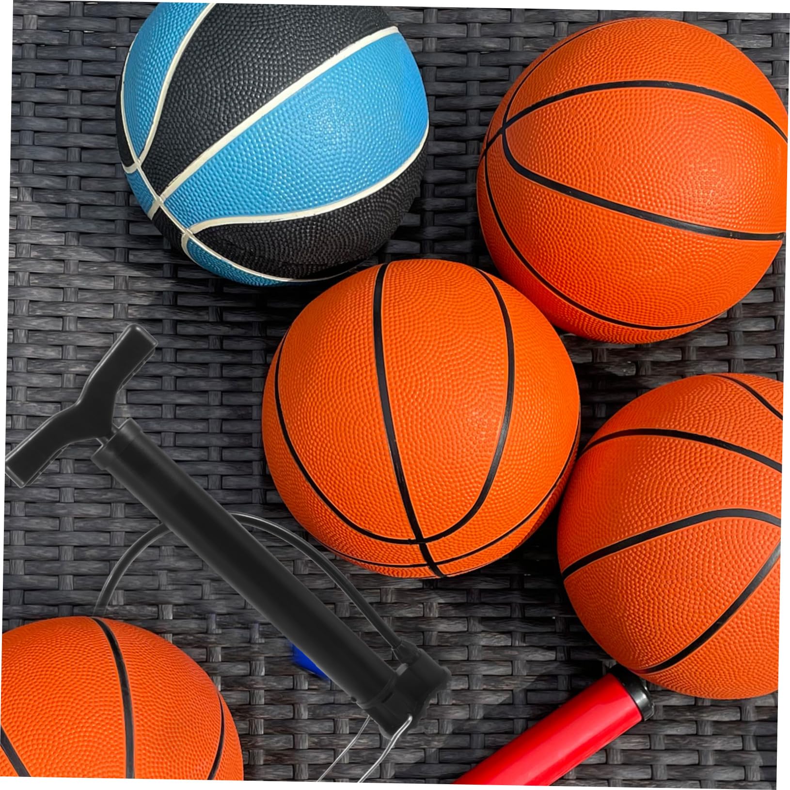 INOOMP De Bola De Globo De Aire De Fútbol Accesorios De Baloncesto De Bicicletas Portátil De Mano para Globo De Mano para Globos De