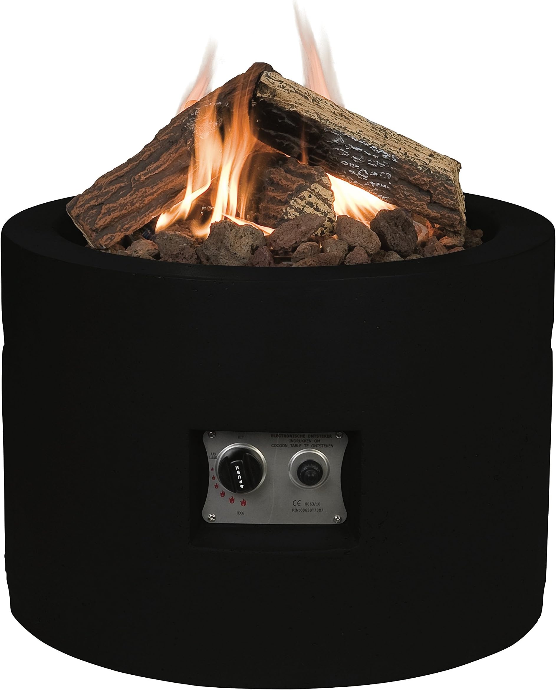 Happy Cocoon Round Gas Firepit Table
