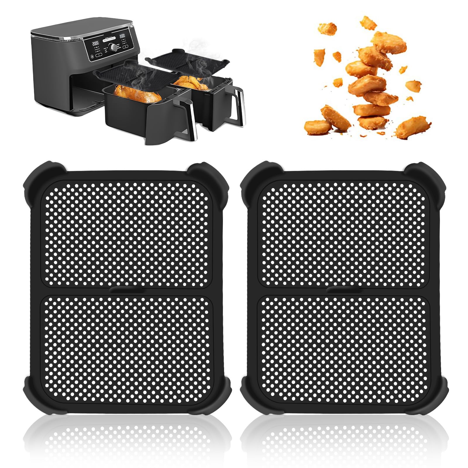 2 Pièces Grille Anti Projection Pour Ninja Foodi | FindTheDeal