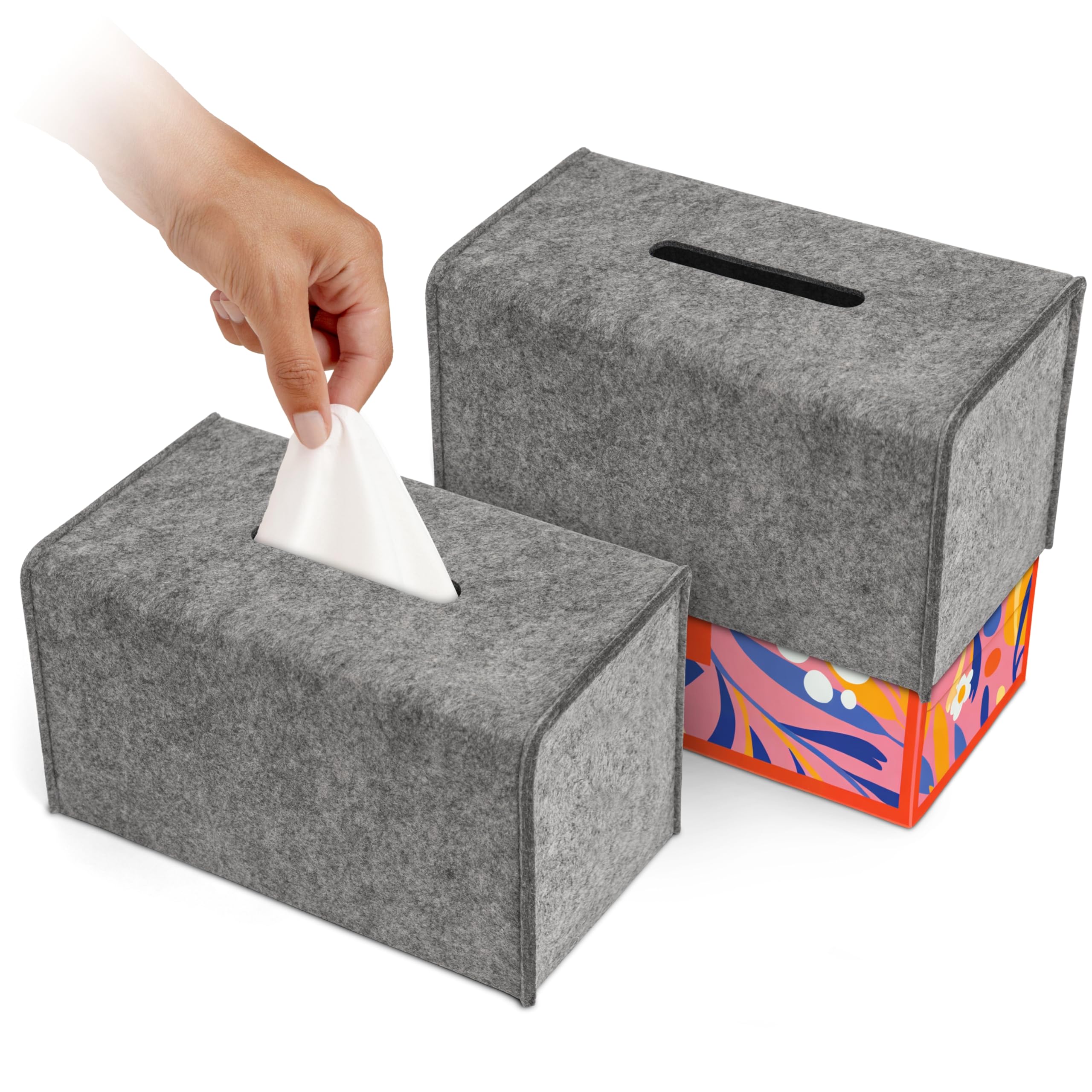 小物 HUMAN MADE Tissue Box Grey Amazon.com: Sumnacon Tissue Box Cover Rectangular Tissue Box
