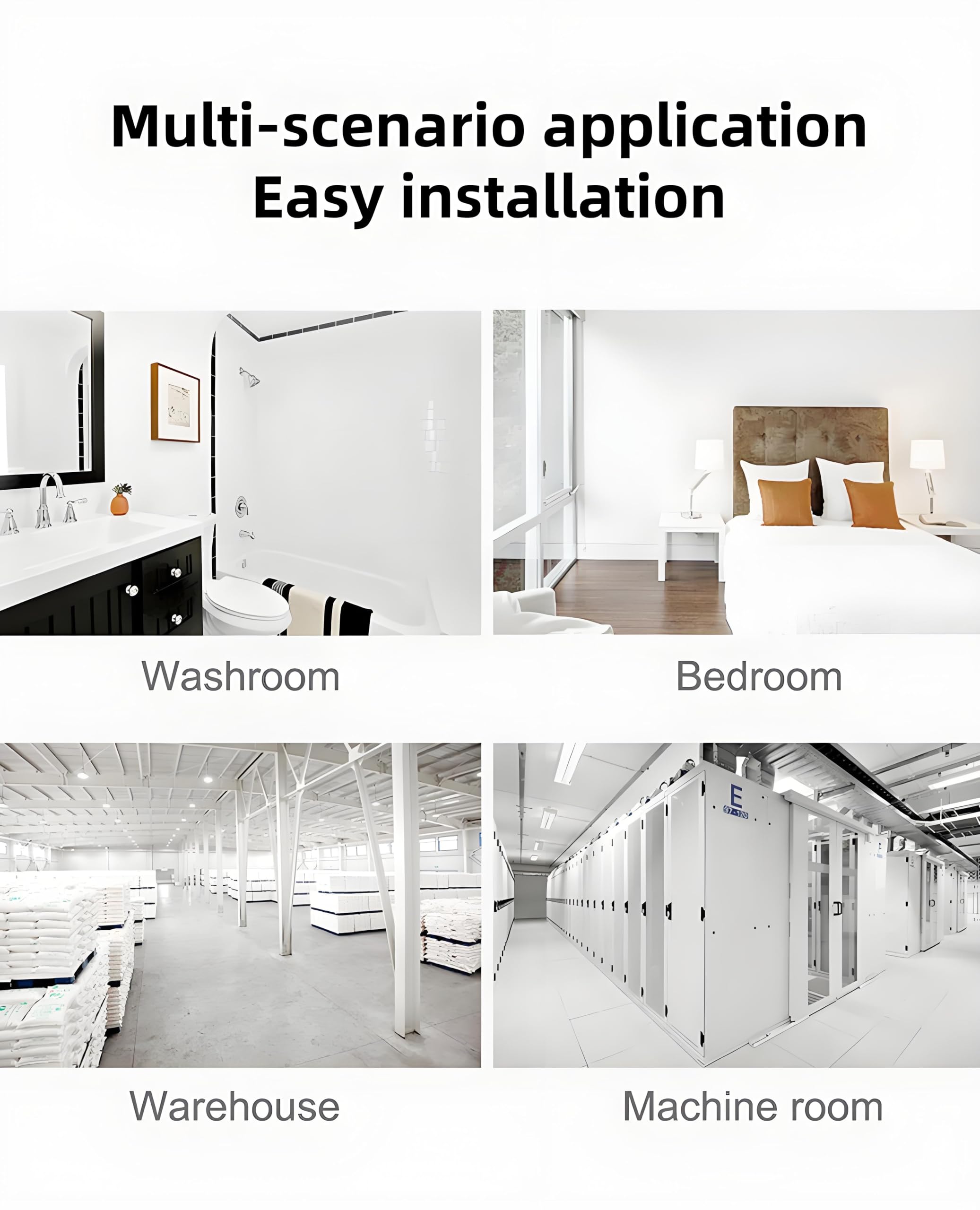 Mengshen 2er Pack WiFi Wasserleck & Wasserstand Detektor 2-in-1 Tuya Smart Sensor Alarm mit APP Alarm Niedriger Batterie Warnung für Keller Küche