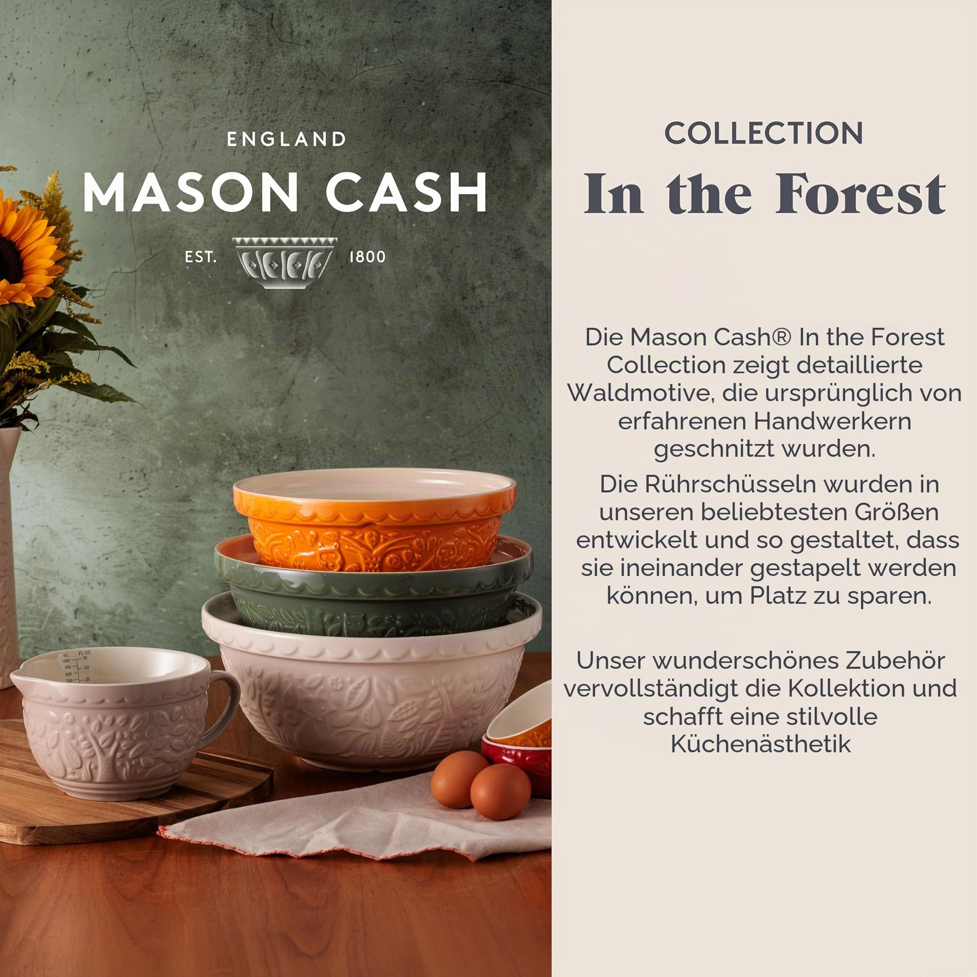 Mason Cash 2001.787 Vakuumierer für Einmachgläser 2L Cremefarben