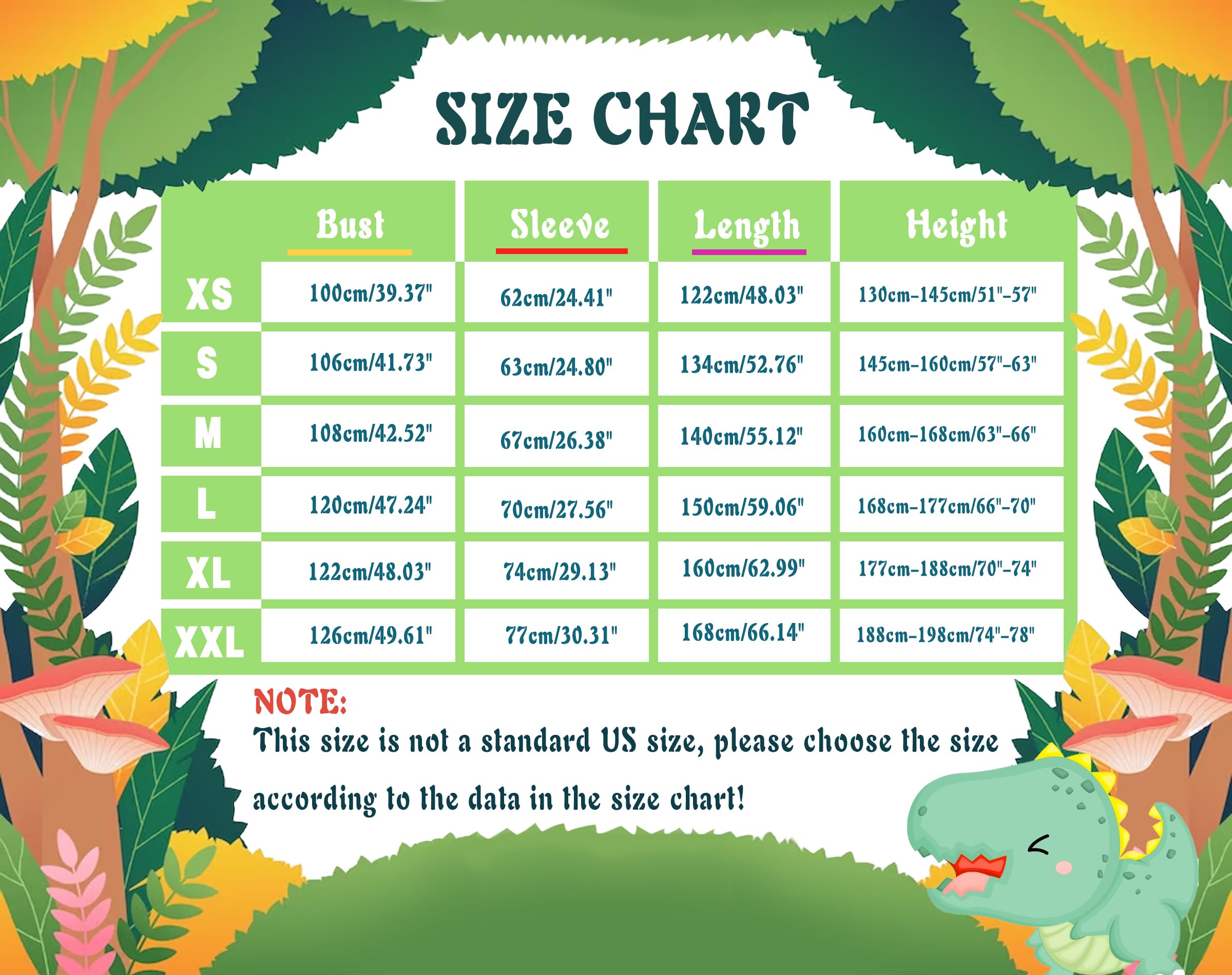Loiahoer Costume unisexe adulte dinosaure vert pyjama dragon Halloween cosplay costume nouveauté animal Noël pyjama ensemble pour famille et couple