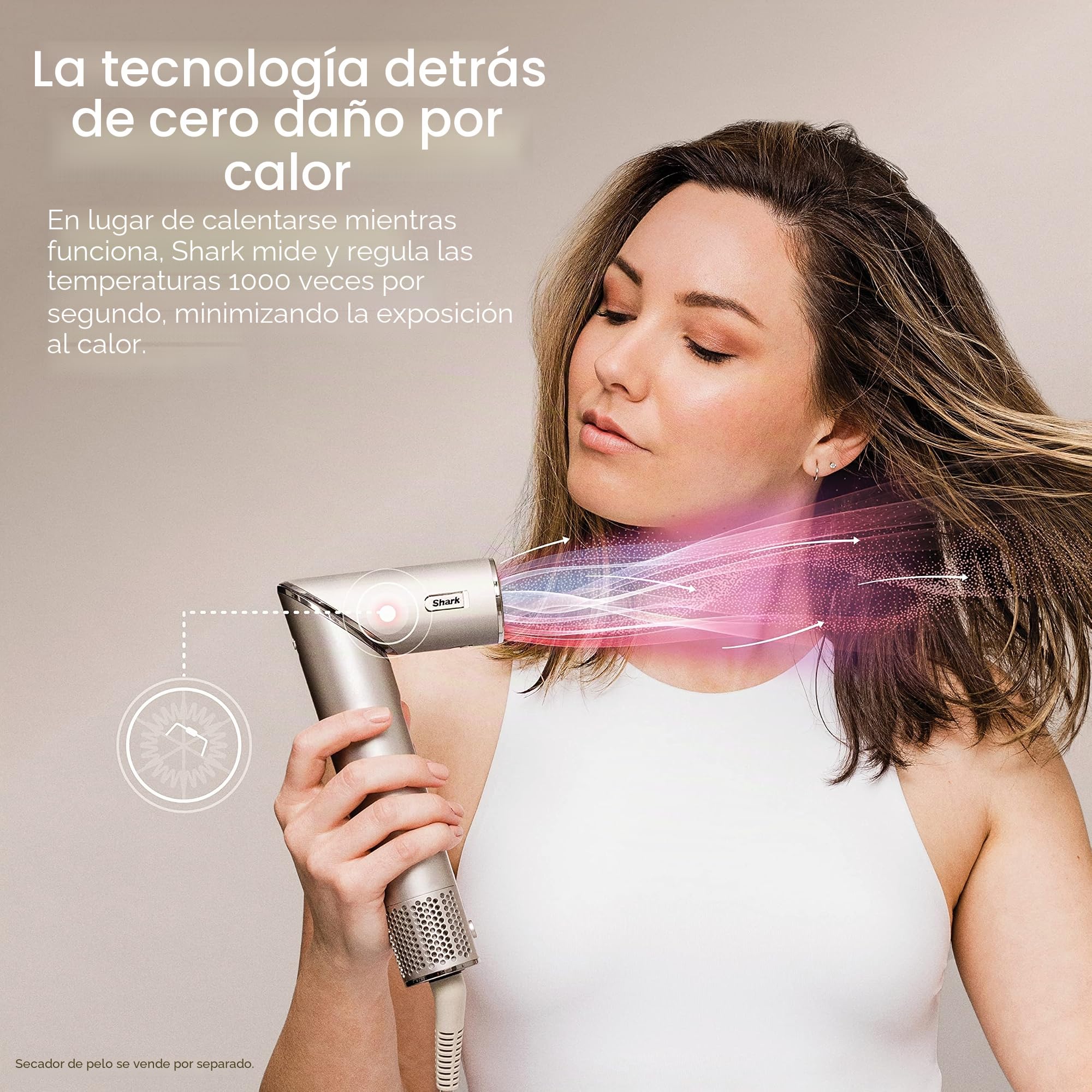 Shark XSKHD4DA FlexStyle - Difusor de definición de rizos, accesorio para secadores Shark FlexStyle, herramienta de peinado para cabello ondulado, rizado y rizado, mejora los rizos naturales, puntas | El cuenco profundo sostiene más cabello, el diseño de