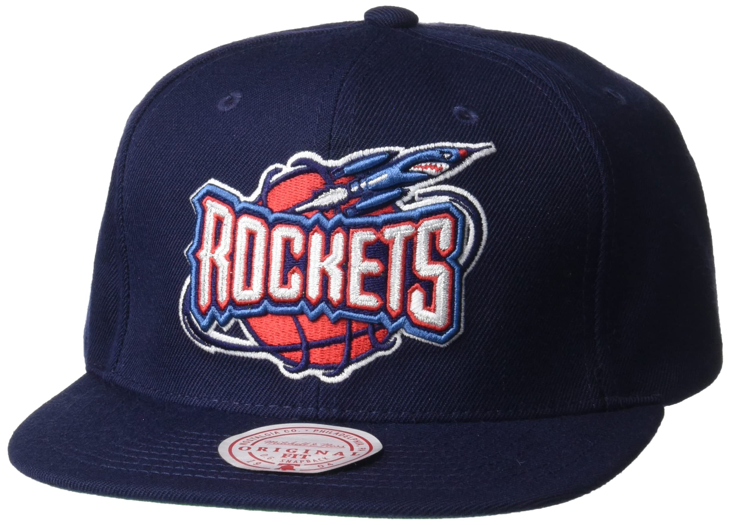 Mitchell & Ness Houston Rockets Navy Team Ground 2.0 Snapback HWC Cap Baseball Cap