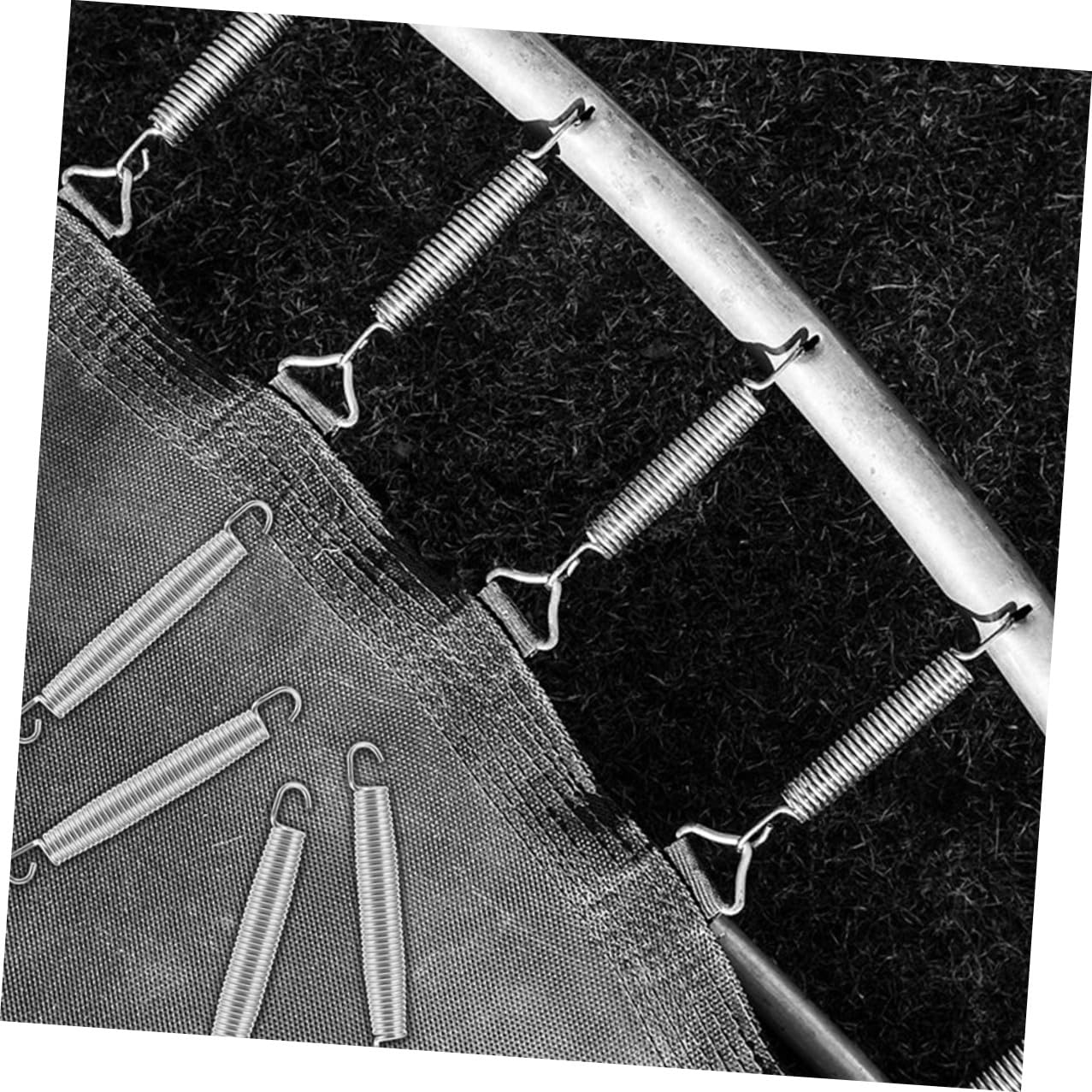 UPKOCH Verzinkte Zugfeder aus Stahl für Trampoline Ersatz Federn mit Federhaken Robuste Metallfedern Verschleißfeste Trampolinfedern für Outdoor Trampolinfedern
