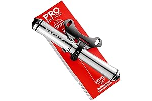 PRO BIKE TOOL Mini Bike Pump Premium Edition - For Road Bikes with Presta Valve