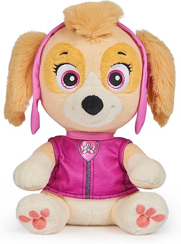 Miniatura 4 de Paw Patrol, Bedtime - Peluche Skye, animal de peluche de 10 pulgadas con atuendo reversible, juguetes para niños y niñas a partir de 3 años