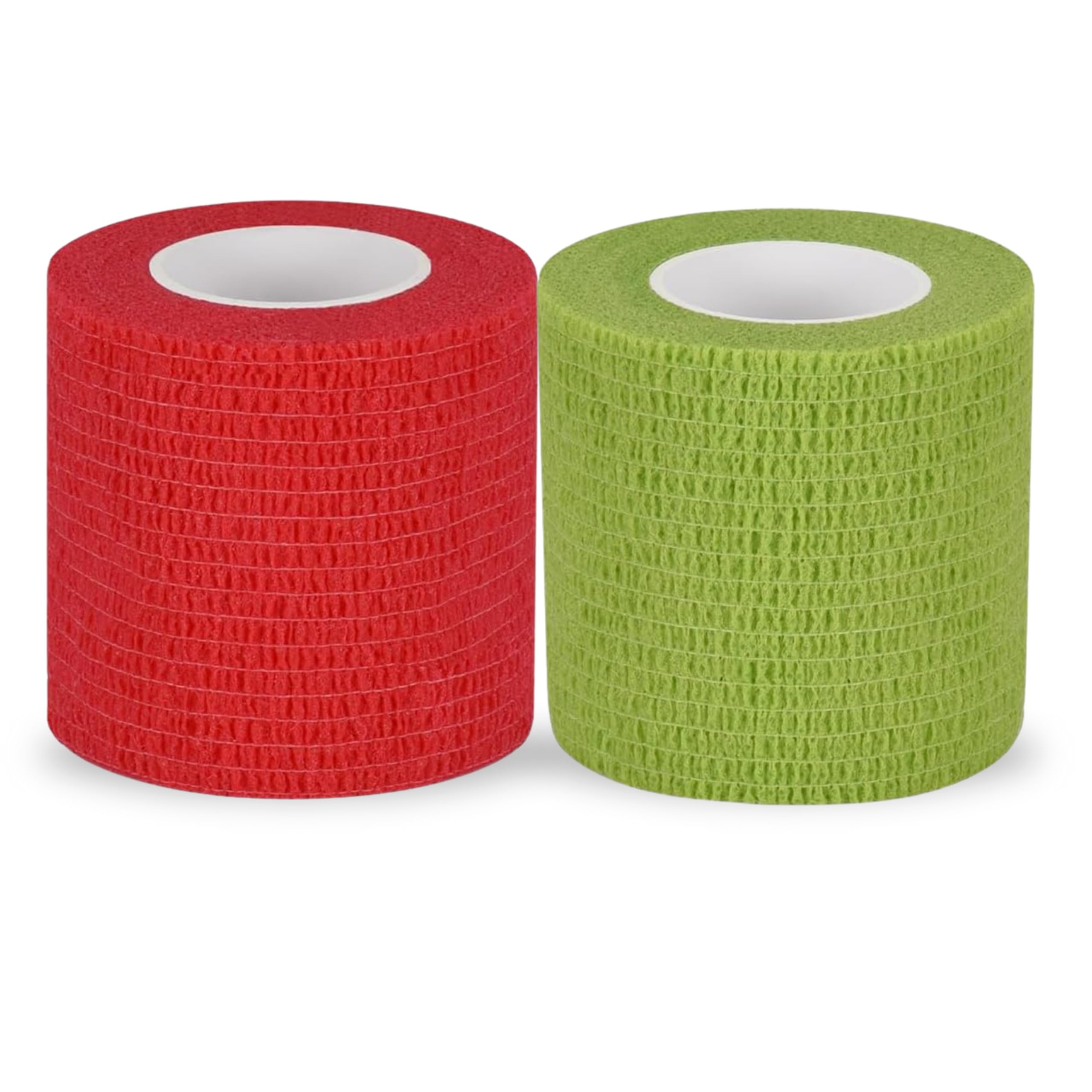 Foodie Puppies Kinesiology Vet Tape Wrap - (Pack of 2) | Self-Adhesive Bandage for Pets & Humans | Wound Care, Gauze First Aid for Dogs, Cats and Other Animals | Non-Woven Pet Bandage