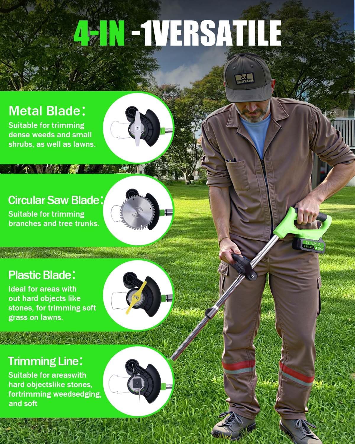 Electric Weed Wacker Cordless