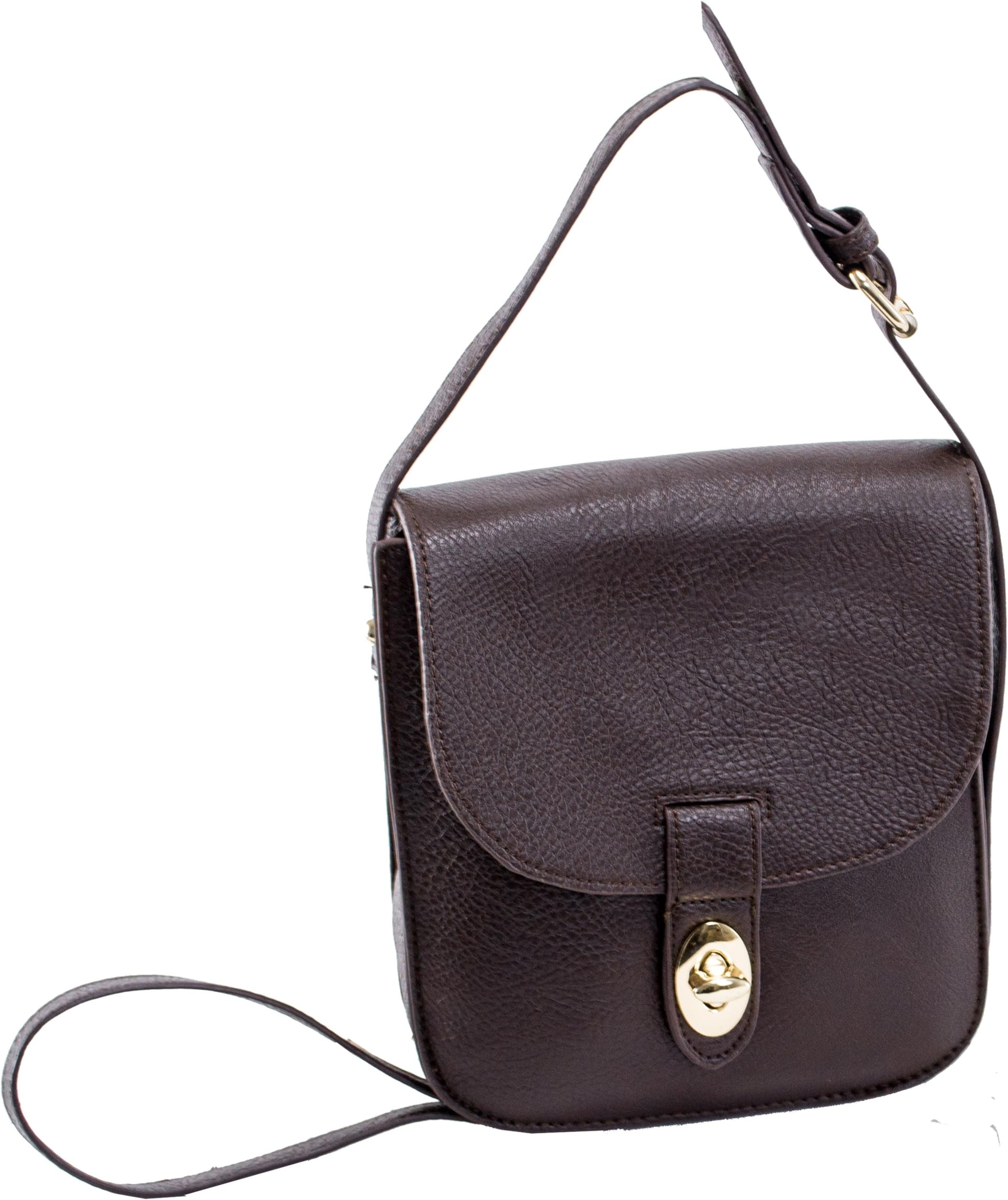 Parinda Women's Maya Ii Faux Leather Crossbody Bag, Brown