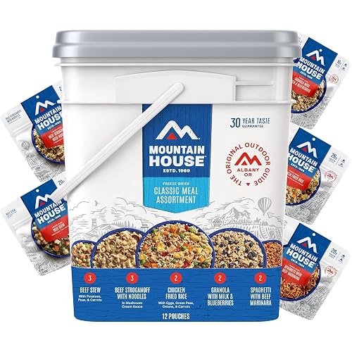 Mountain House Emergency Meal Assortment Kits (30-Year Shelf Life)