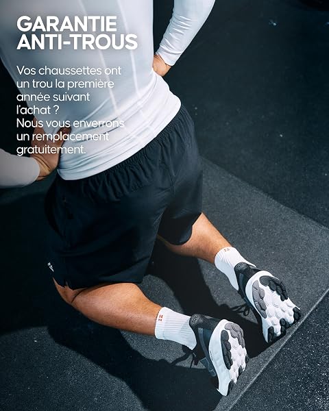 DANISH ENDURANCE Chaussettes de Running Longue Distance, Anti-Ampoules, Soutien Voûte Plantaire pour Homme et Femme, Lot de 3 - 4