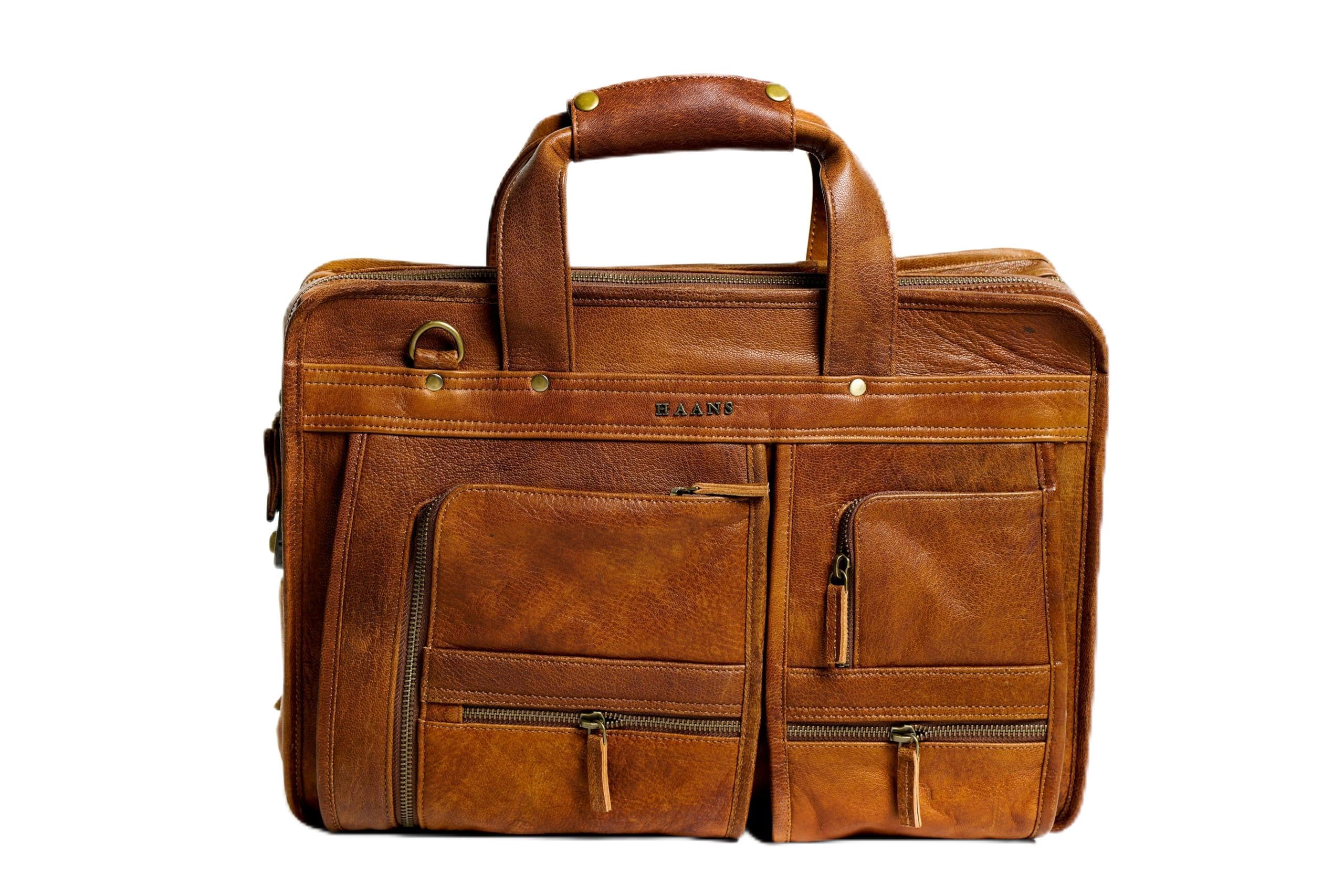 Genuine Leather Messenger Work Bags and Laptop Sleeves | Genuine Leather | Stylish & Durable | Everyday Use-image-34