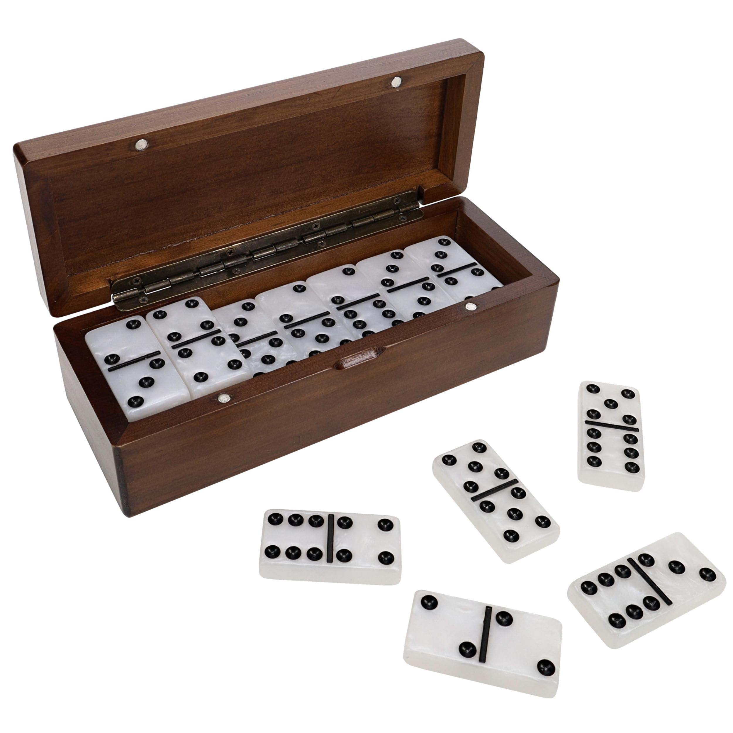 Amazon.com: WE Games Double 6 Marbleized Dominoes in Magnetic