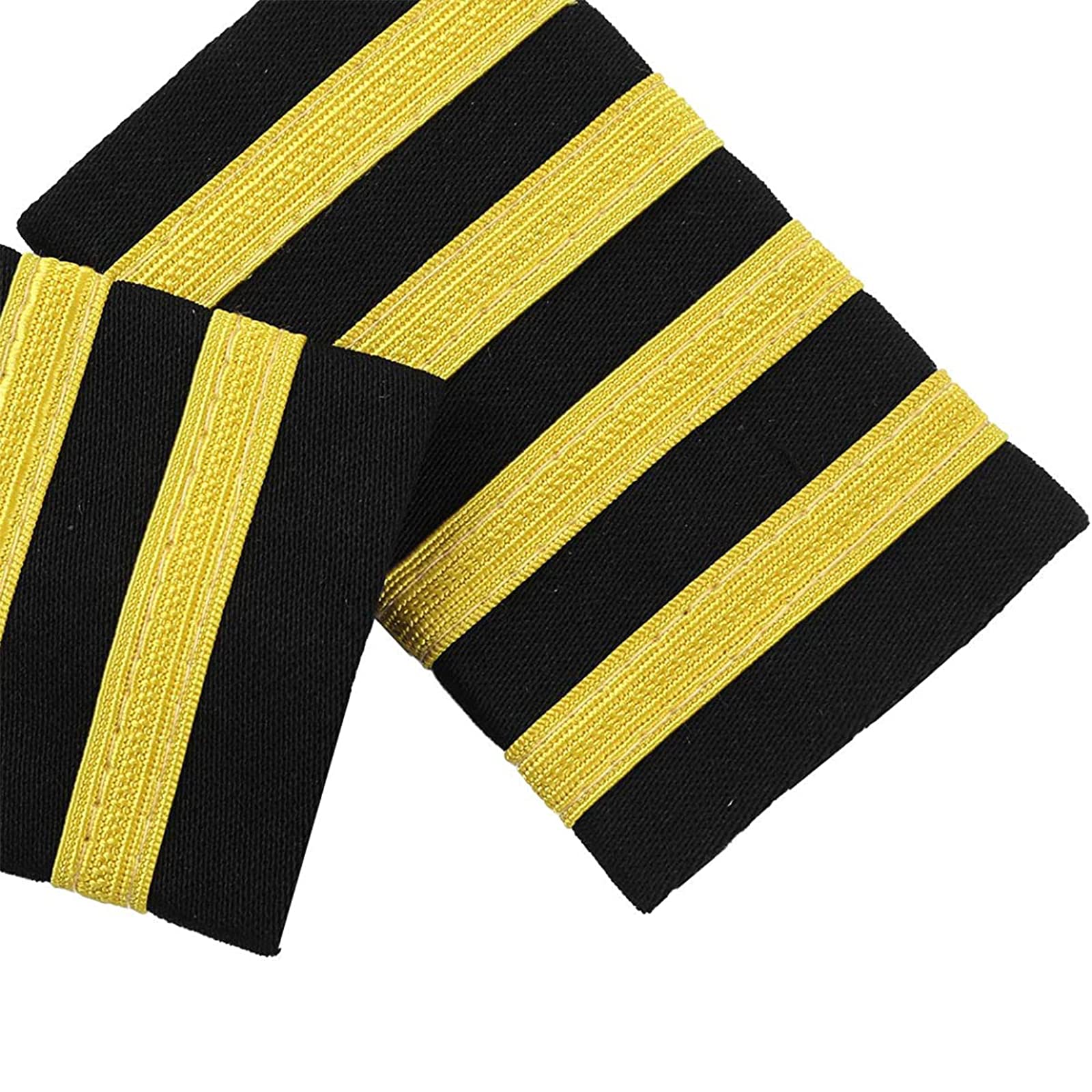 ZUYPSK Uniforme de piloto charreteras piloto tradicional aviador profesional charreteras charreteras insignia con rayas doradas