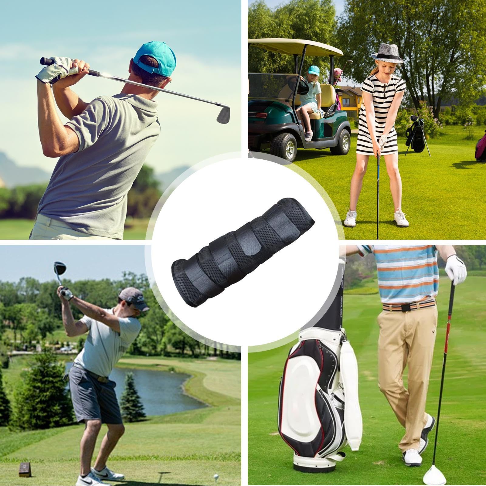 Golf Swing Coude Brace Correcteur de de Golf Entraîneur de Bras Droit Réglable | Aide au positionnement du Bras pour la Pratique, Manchon de Bras de Golf de Compression pour