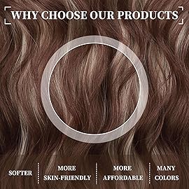 Lativ Ombre Blonde Brown Wig with Bangs Long Wavy Curly Wig with Brown End Heat Resistant Fiber Wig for Women Daily Use 26 Inches