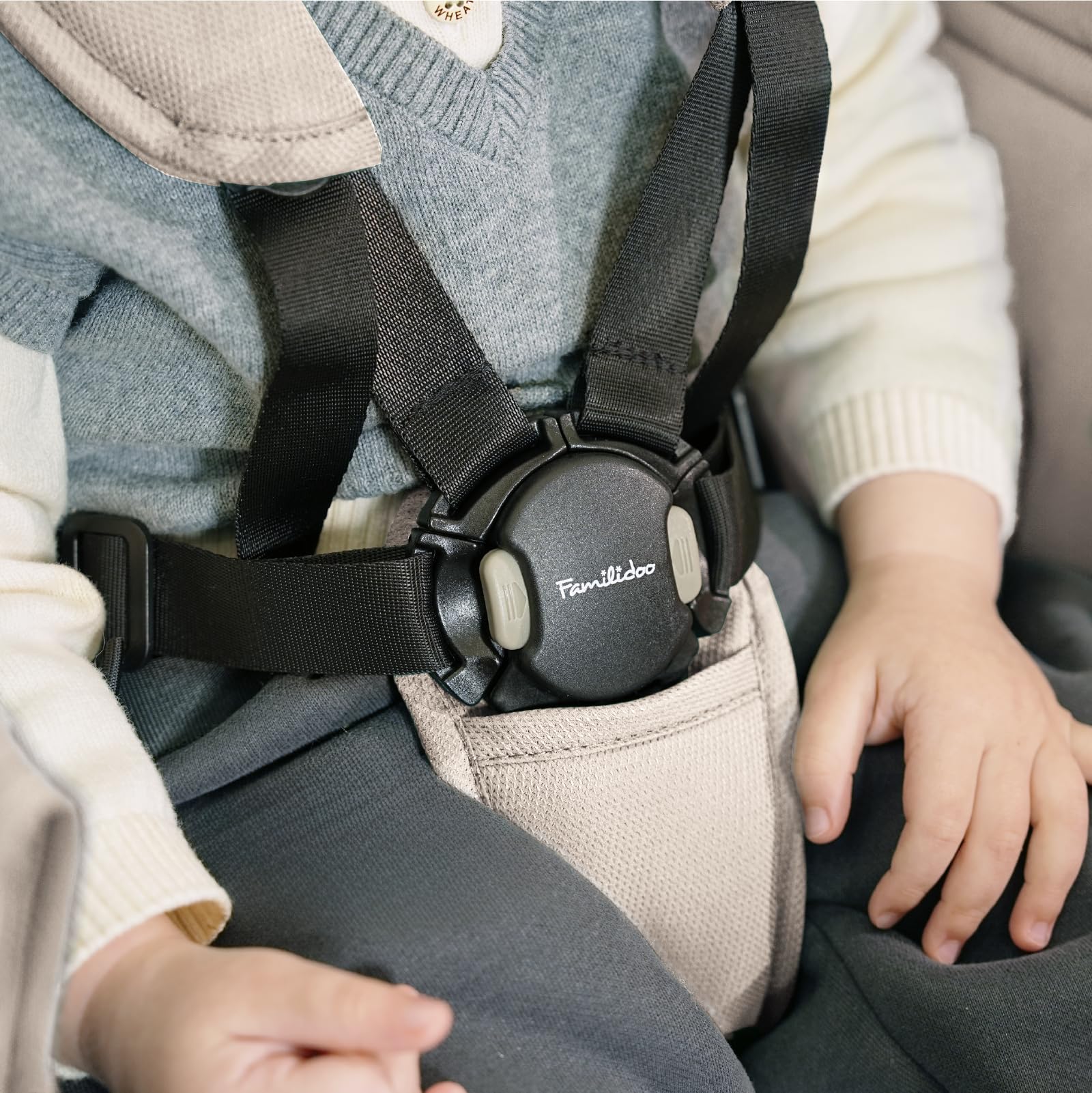 Familidoo Q1 2.0 - Passeggino multiuso, pieghevole, leggero, per bambini e animali domestici, cintura di sicurezza a 5 punti, parapioggia e design compatto da viaggio, supporta fino a
