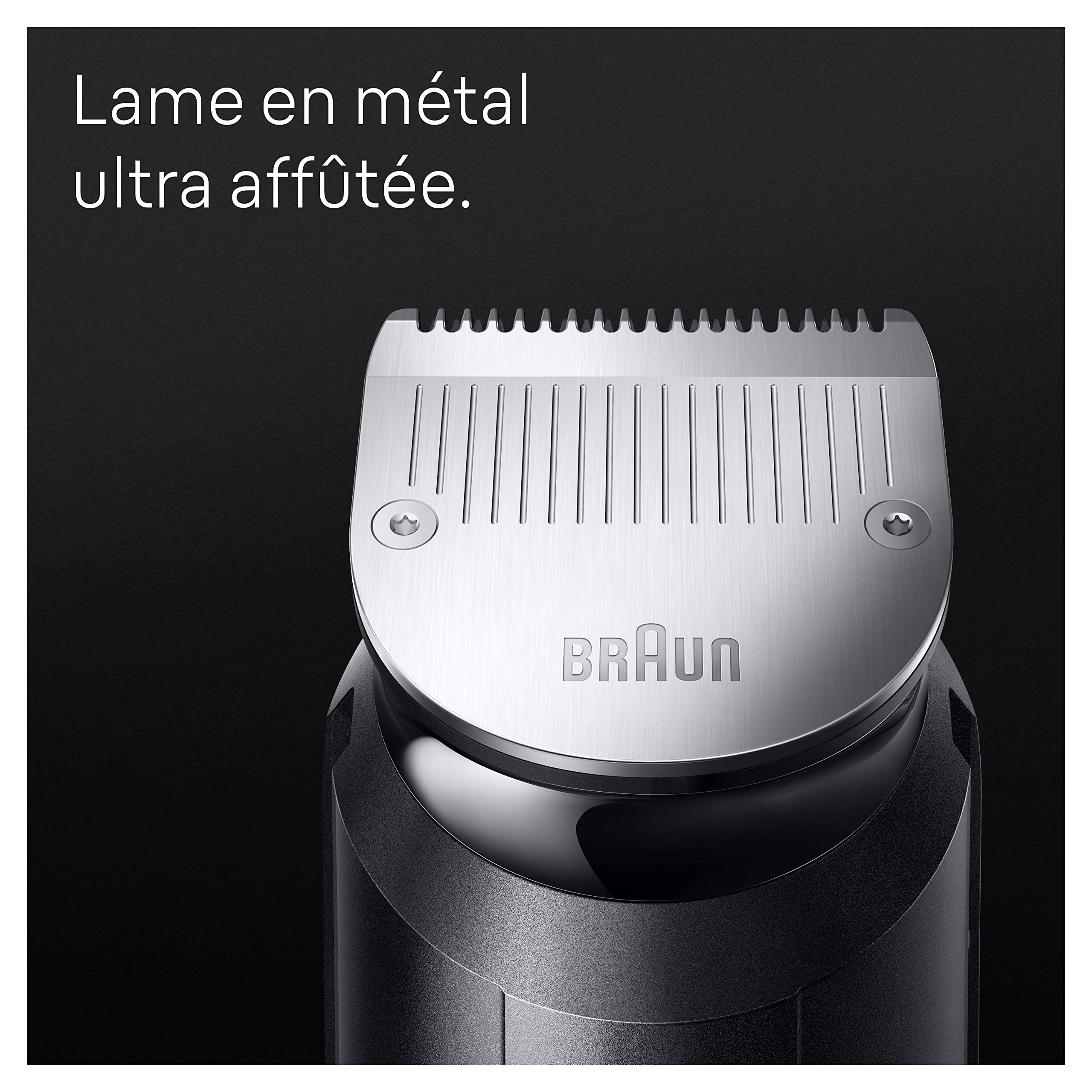 Braun Tondeuse Tout-En-Un Series 7 MGK7421, 10-en-1 Kit Pour Barbe, Cheveux, Corps & Bien Plus